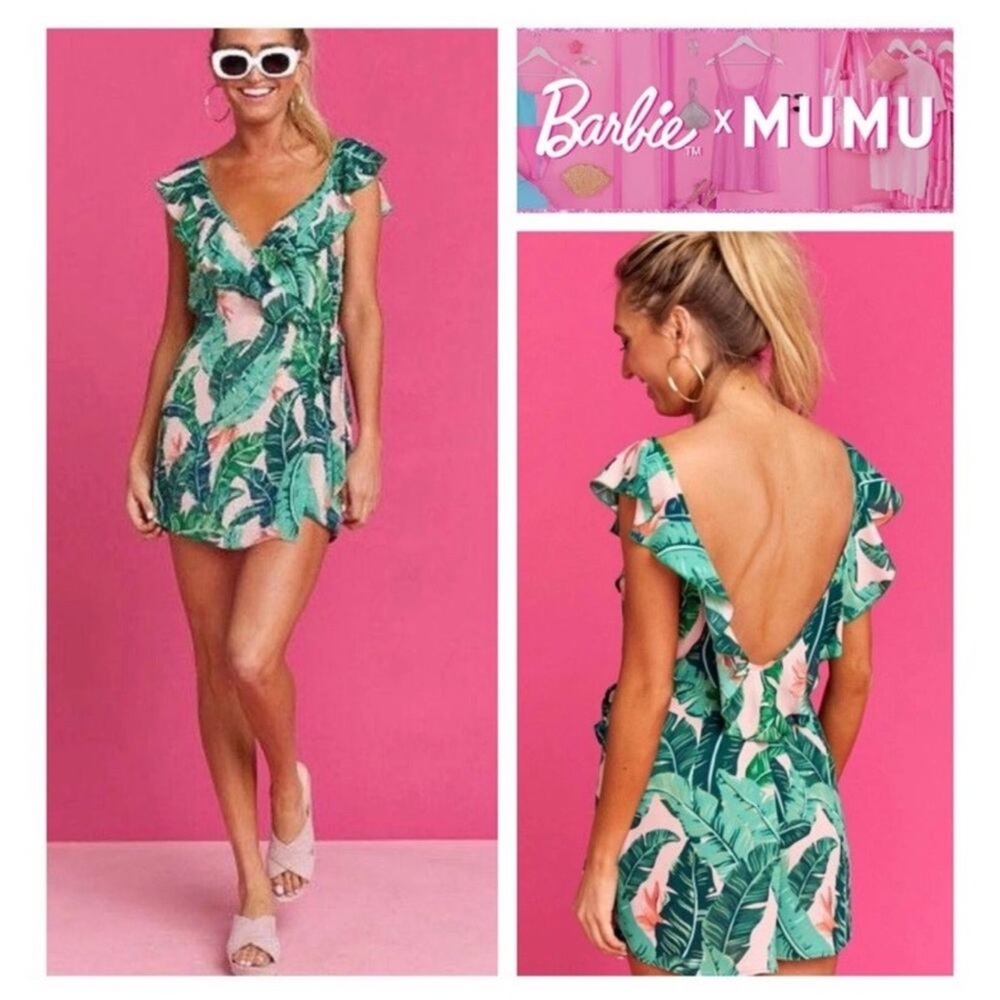 Show Me Your Mumu X Barbie Raquelle Romper Women’s Size XS
